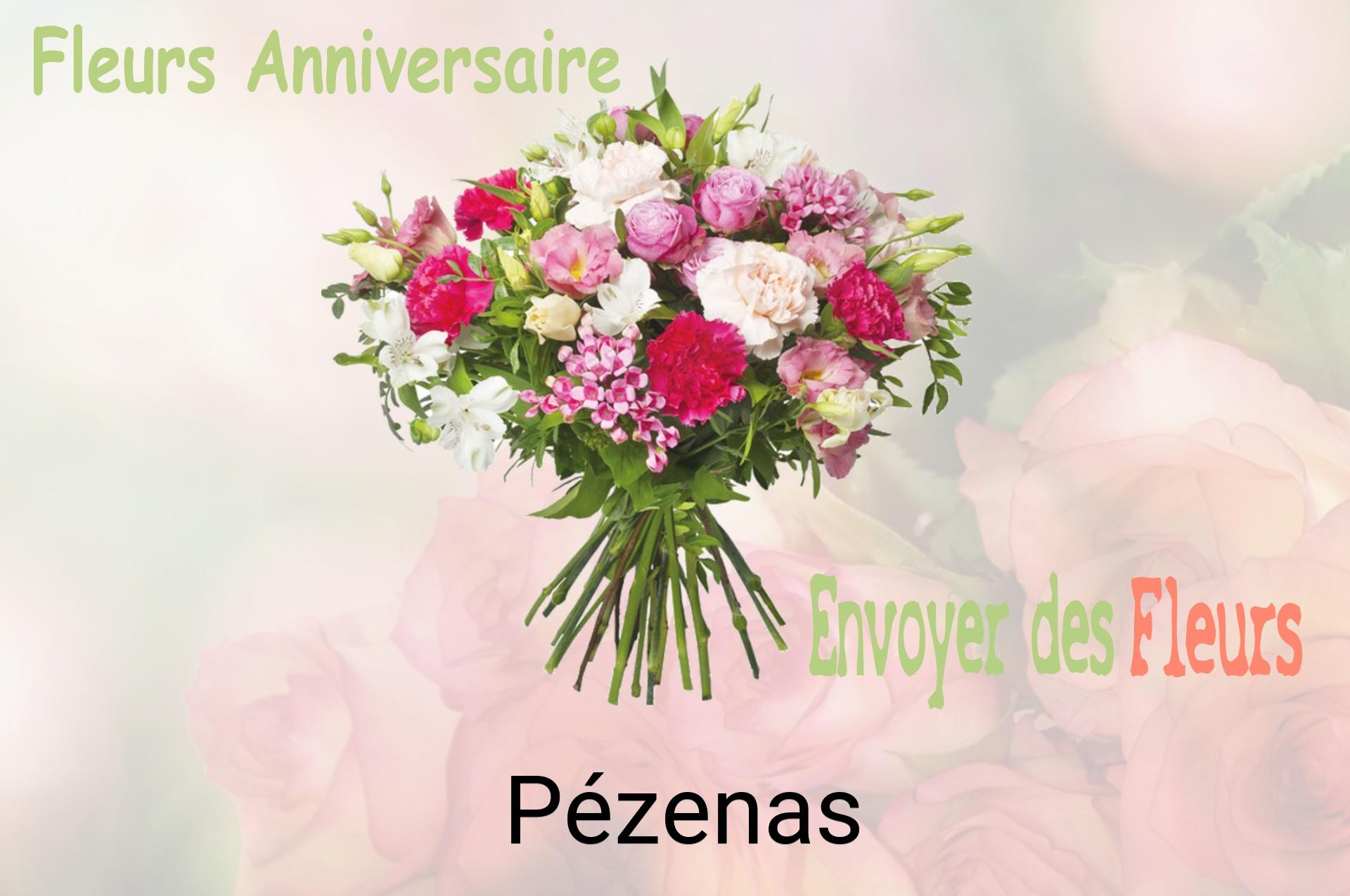 Bouquet de fleurs d’anniversaire livré à Pézenas